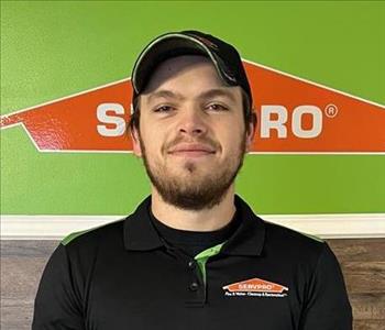 Derrick Anderson, team member at Servpro of Bryan, Effingham, McIntosh, and East Liberty Counties